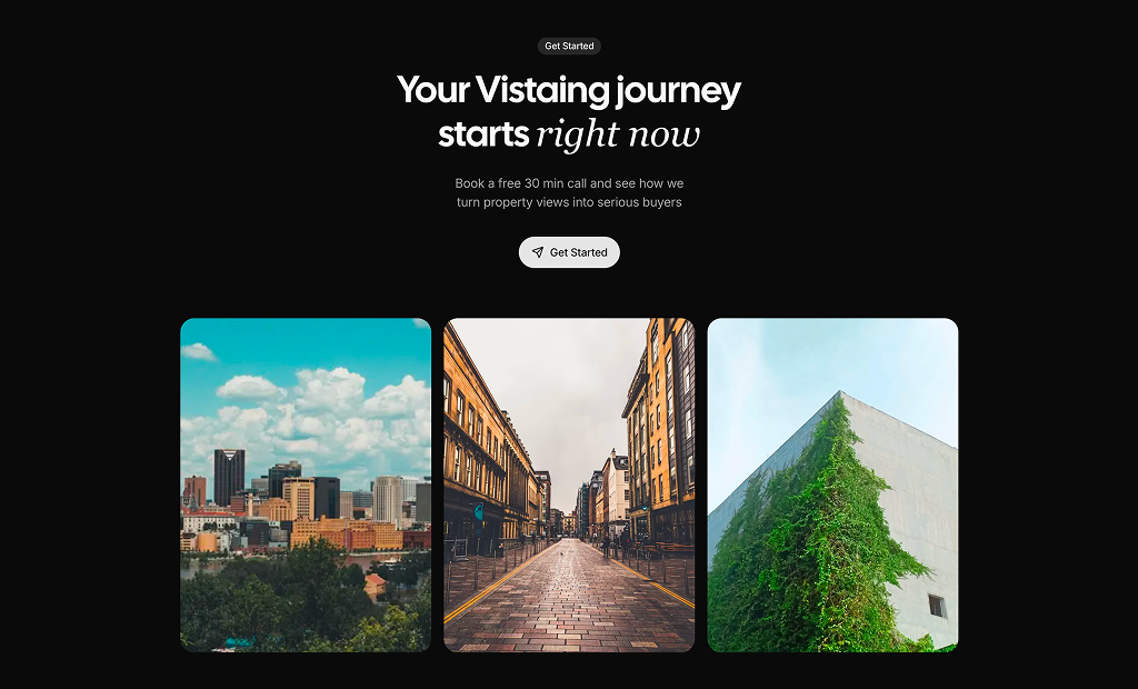 shadcn uicta sections block dark