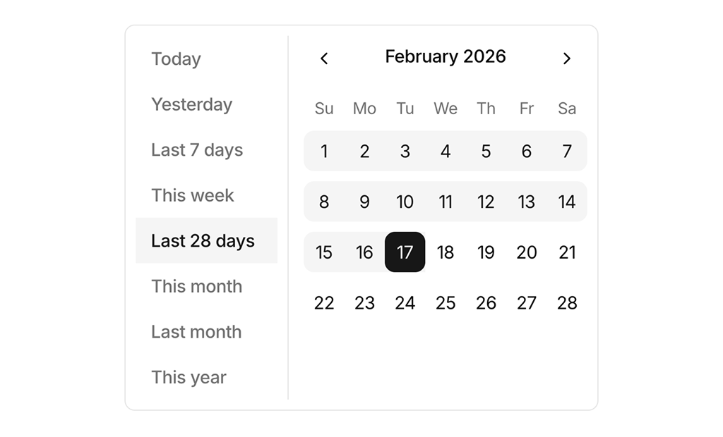 shadcn uiuse cases example