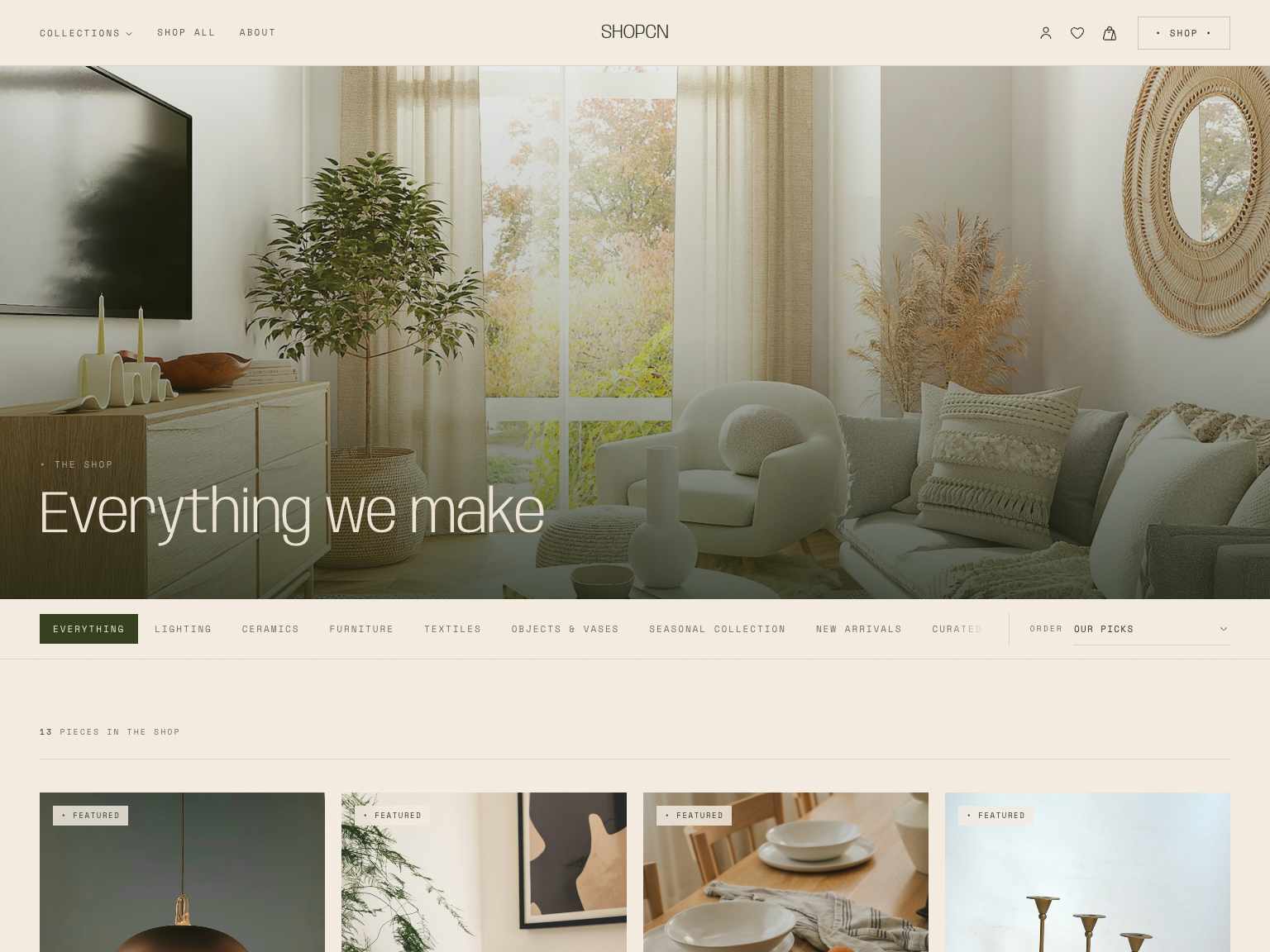 product catalog